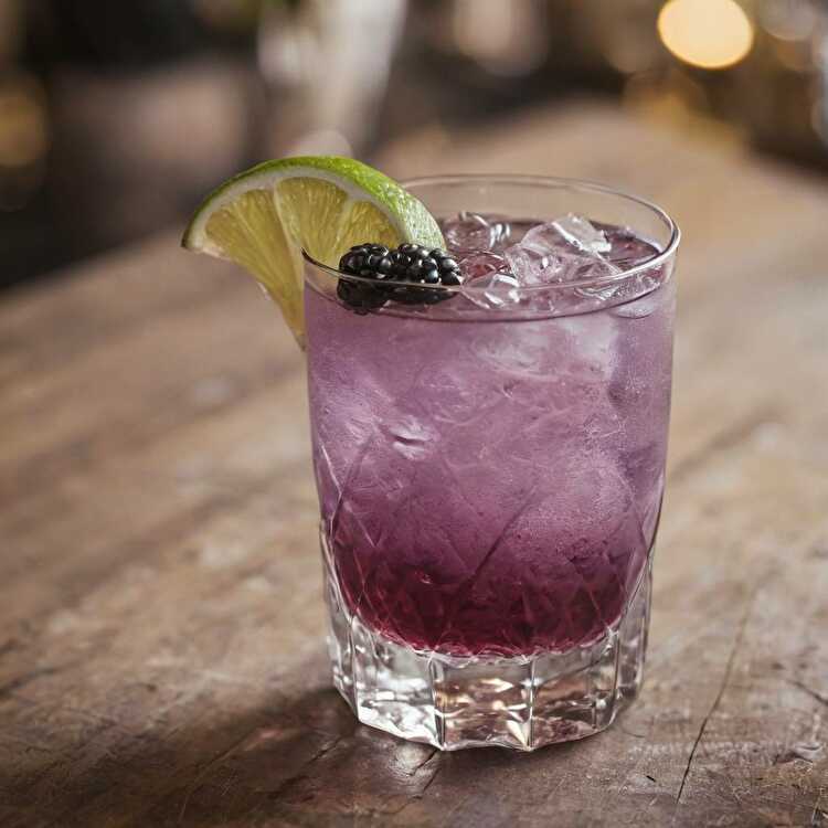 image Purple Mist with Vodka and Blackberry