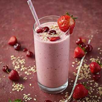 Oat and Red Berry Smoothie