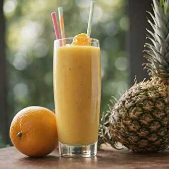 Pineapple and Orange Juice Smoothie