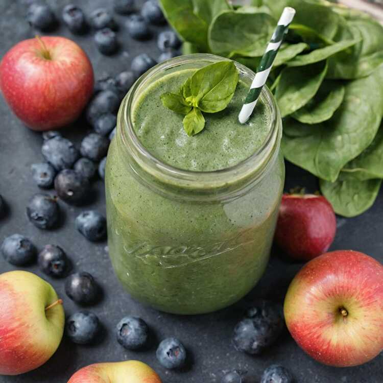 image Apple & Blueberry Smoothie