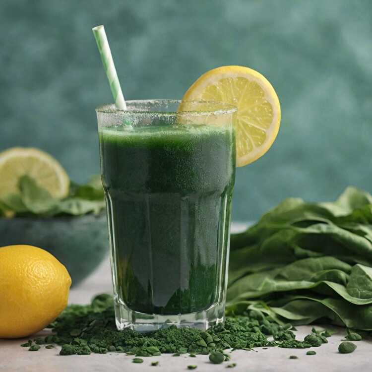 image Refreshing and detoxifying Spirulina Juice