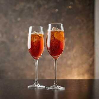 Sparkling Orange Grenadine Cocktail