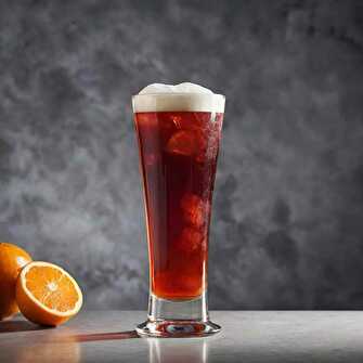 White Beer with Campari