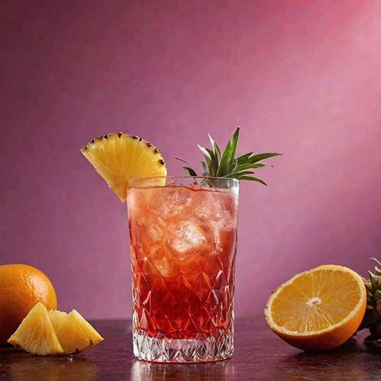 image Campari-Pineapple cocktail